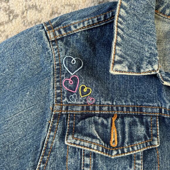 Vtg 1990s Disney Princesses Denim Jacket Size Large - Picture 3 of 10